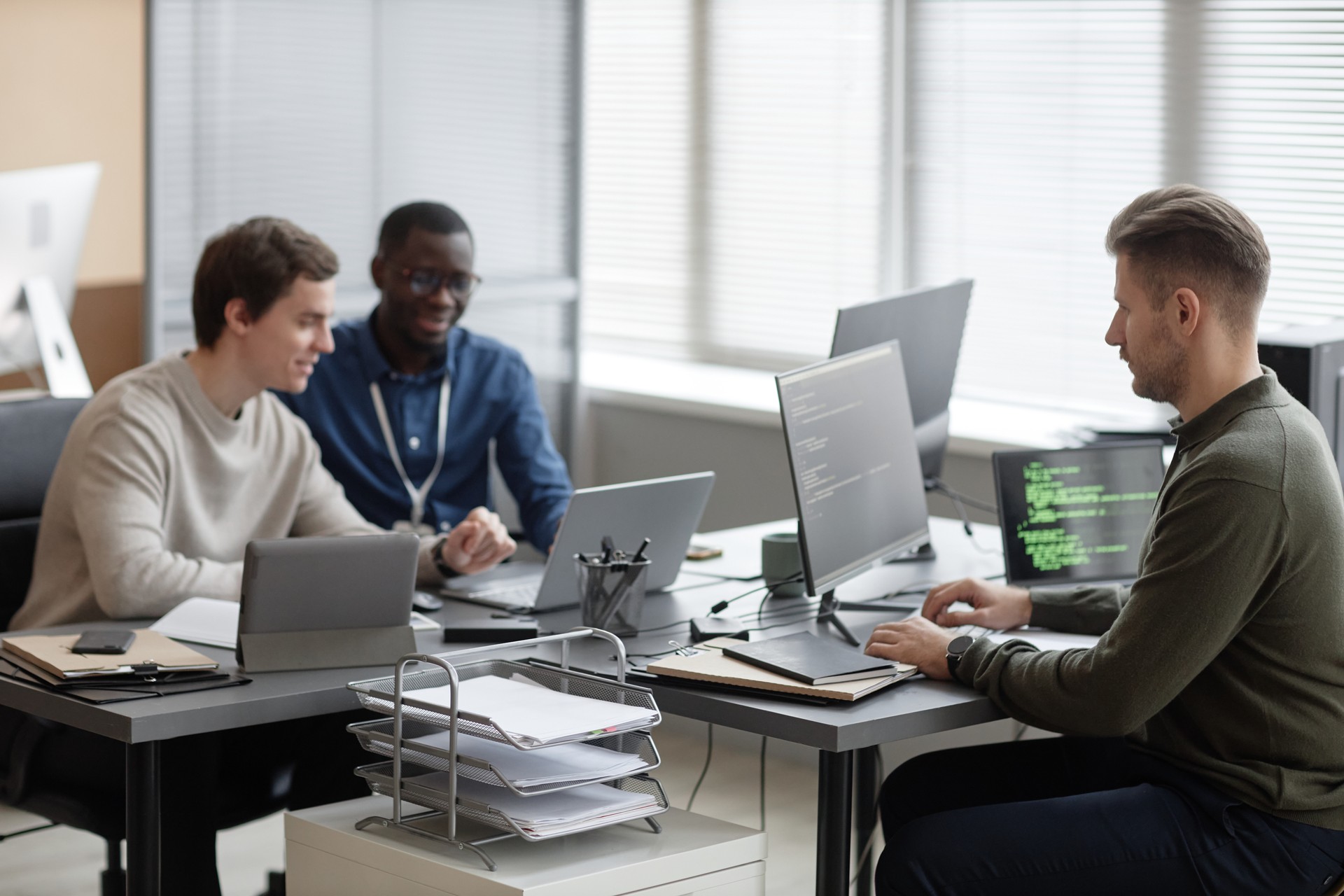 Programmers Working in Office of Cybersecurity Department